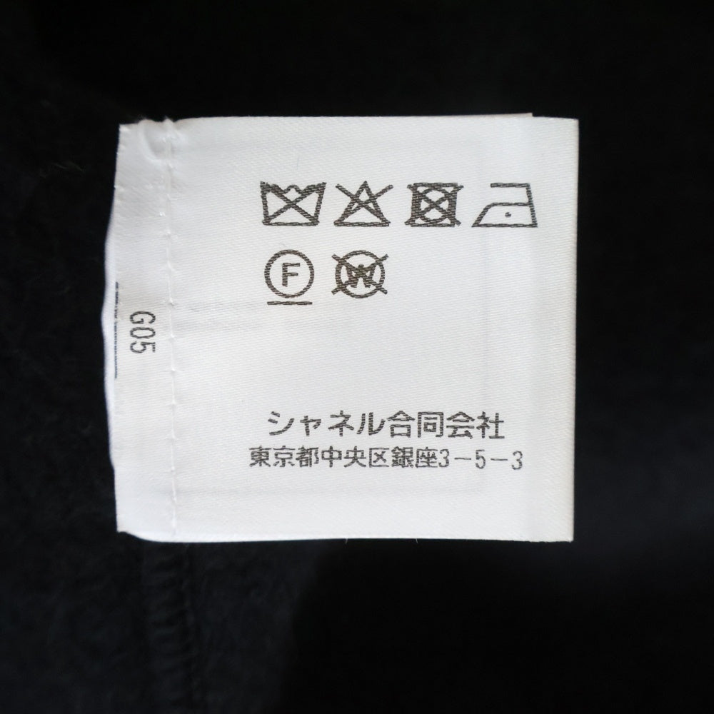 CHANEL シャネル 20AW ココマーク カシミヤ ロゴニット ブラック レディース P65247K61026 CHANEL(シャネル) 20AW ココマーク カシミヤ ロゴニット ブラック