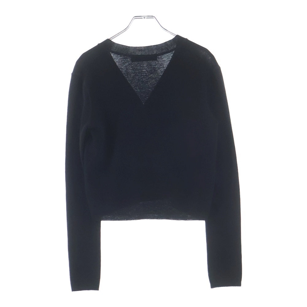 Christian Dior(クリスチャンディオール) 25AW カシミヤ Vネック ニットカーディガン ブラック レディース 214G50AM125