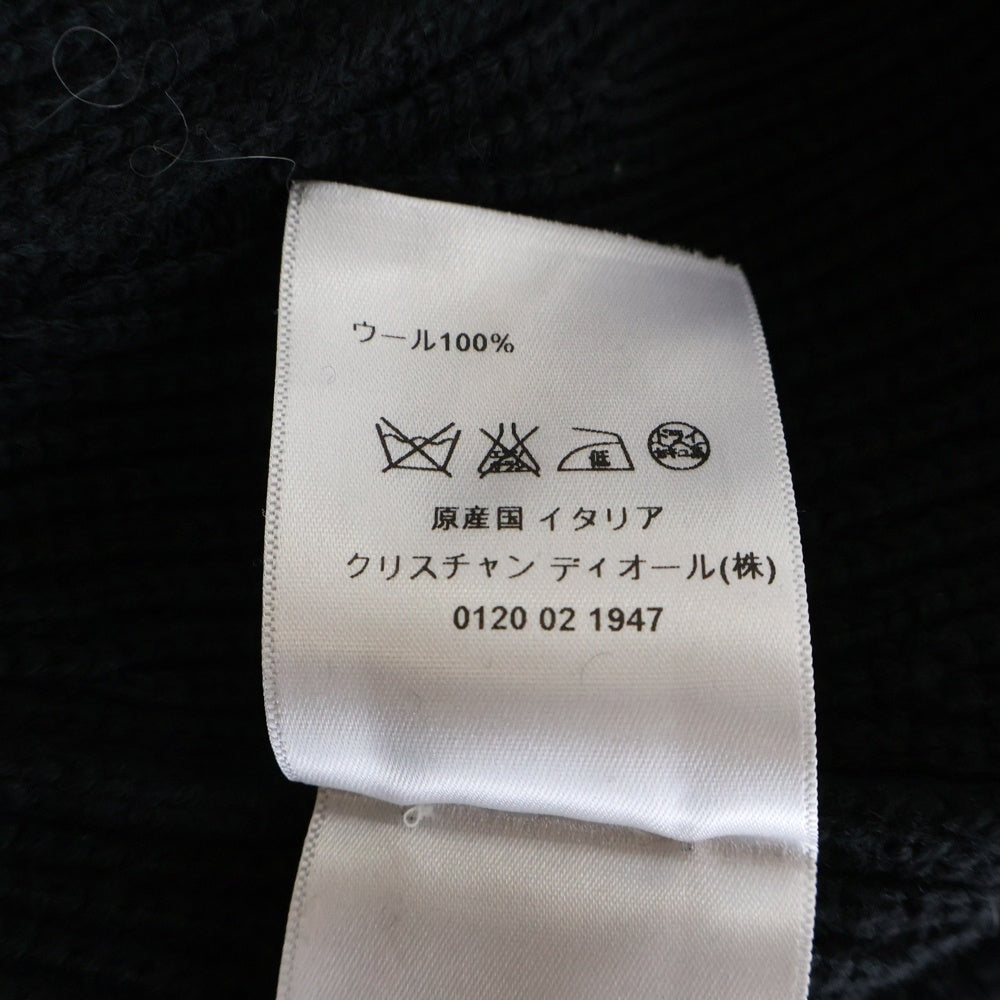 Christian Dior(クリスチャンディオール) クルーネック ニットワンピース ブラック レディース 6H24658AM558