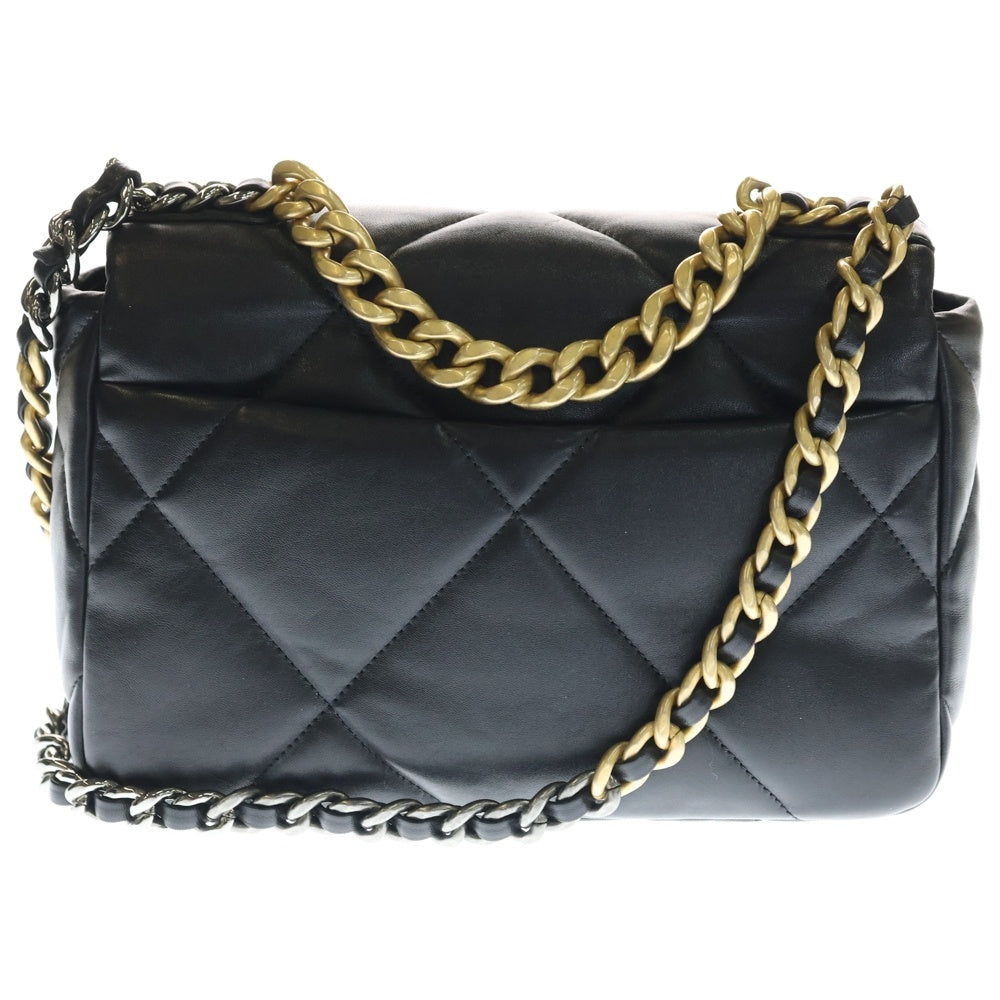 CHANEL(シャネル) シャネル19 ディズヌフ マトラッセ ショルダーバッグ ブラック AS1161 レディース