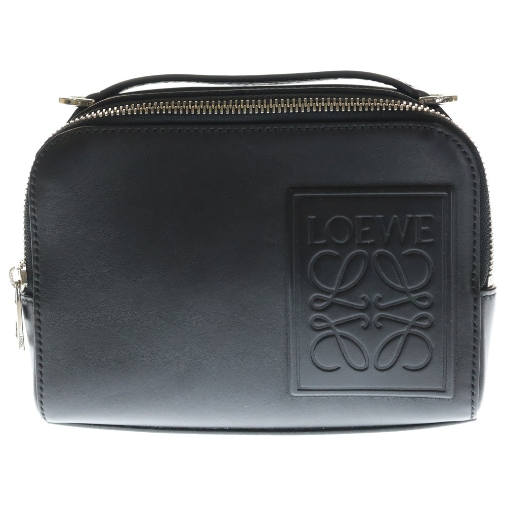 LOEWE(ロエベ) MINI CAMERA CROSSBODY クロスボディ カメラバッグ 2wayショルダーバッグ ハンドバッグ ブラック C565R41X01 レディース