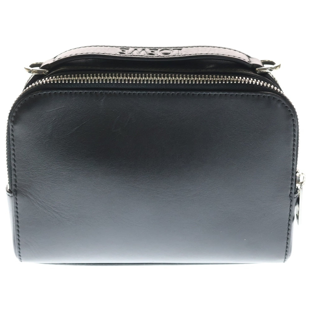 LOEWE(ロエベ) MINI CAMERA CROSSBODY クロスボディ カメラバッグ 2wayショルダーバッグ ハンドバッグ ブラック C565R41X01 レディース