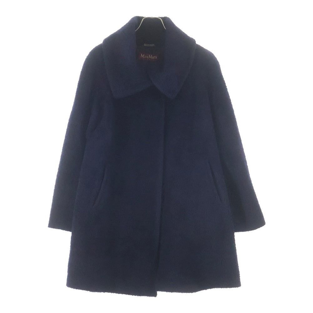 Max Mara(マックスマーラ) アルパカ ウール シャギーコート ネイビー 60862163 レディース