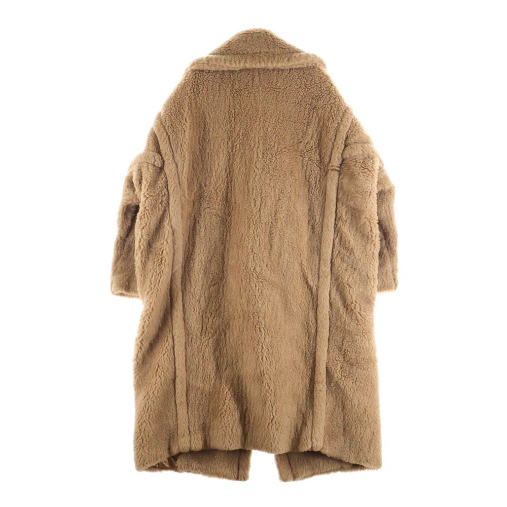 Max Mara(マックスマーラ) テディベア キャメル ボア チェスター ロング コート ブラウン 2421016032 レディース