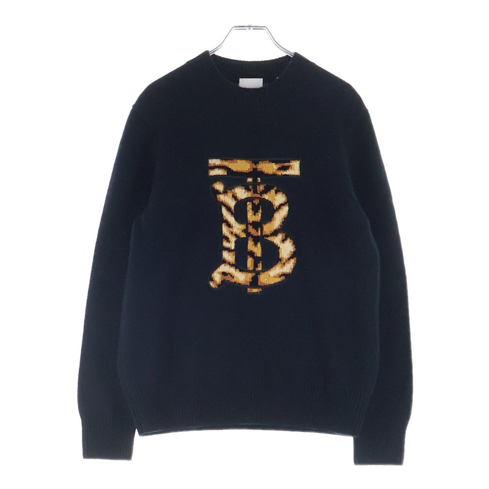 BURBERRY(バーバリー) TBロゴ ウール ニット セーター ブラック 8051469 レディース
