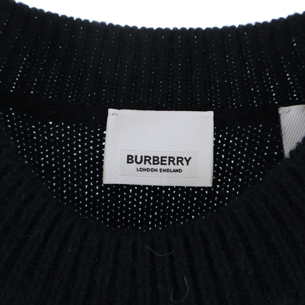 BURBERRY(バーバリー) TBロゴ ウール ニット セーター ブラック 8051469 レディース
