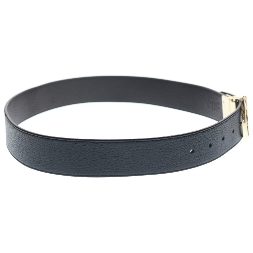 GUCCI(グッチ) ベルト レザー ブラック 80・32 450000 ゴールド金具 レディース