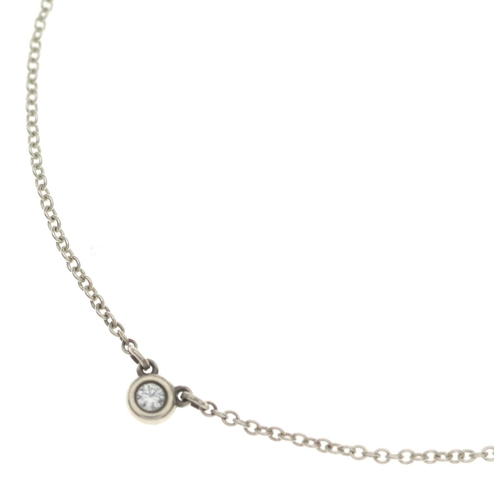 TIFFANY & Co.(ティファニー) バイザヤード ダイヤネックレス ペンダント チェーン シルバー Ag925 1.6g レディース