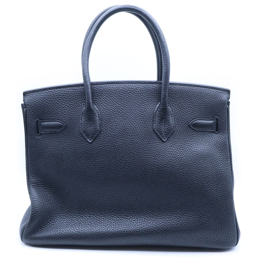 HERMES(エルメス) バーキン30 黒 トゴ シルバー金具 □M刻印 ブラック レディース