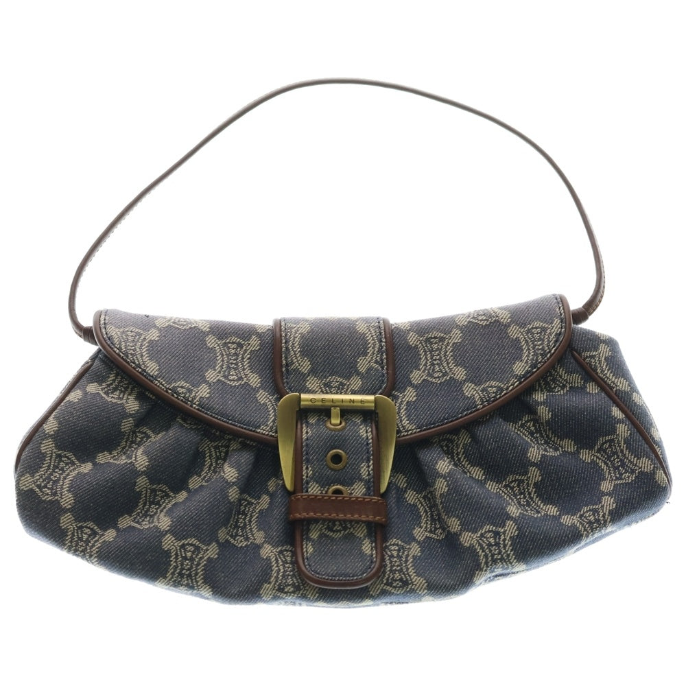 CELINE(セリーヌ) パリマカダム ワンショルダーバッグ ハンドバッグ インディゴ デニム レディース
