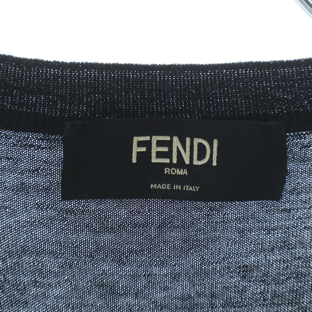 FENDI(フェンディ) ズッカ ニットセーター ブラック 48 FZZ426 レディース