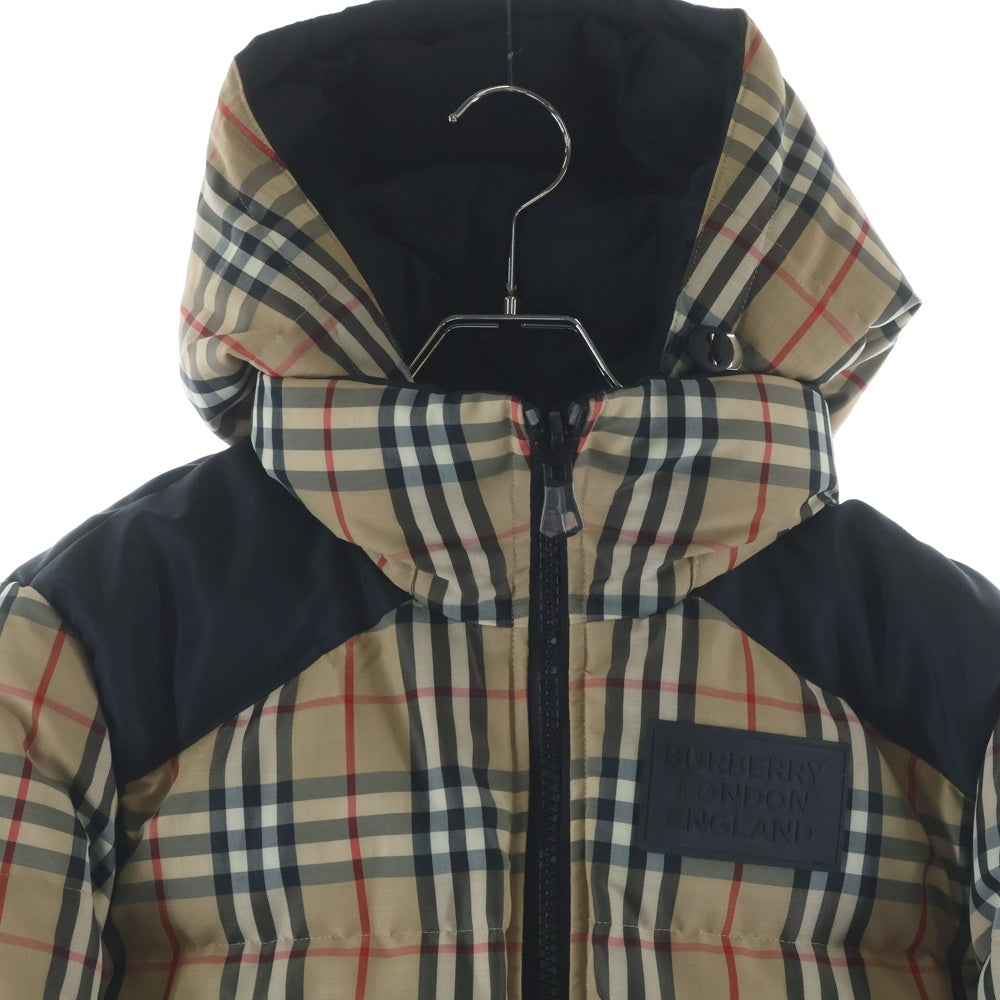 BURBERRY(バーバリー) ノヴァチェック リバーシブルダウンジャケット ブラウン/ブラック 8018766