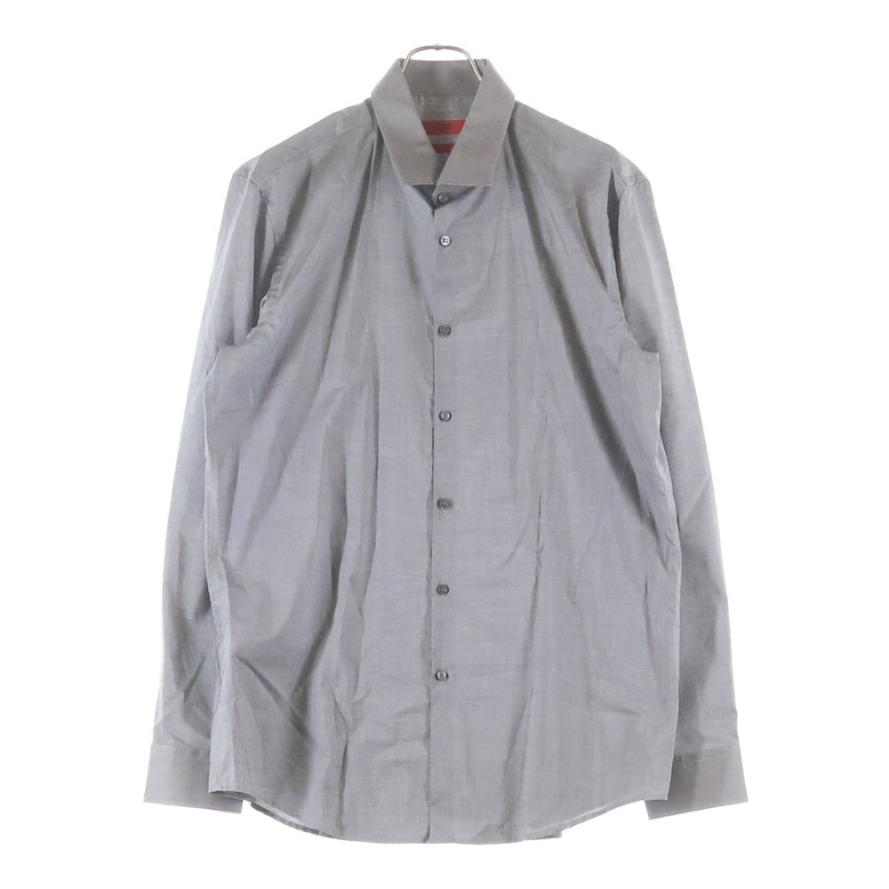HUGO BOSS(ヒューゴボス) レギュラーカラー 長袖シャツ グレー