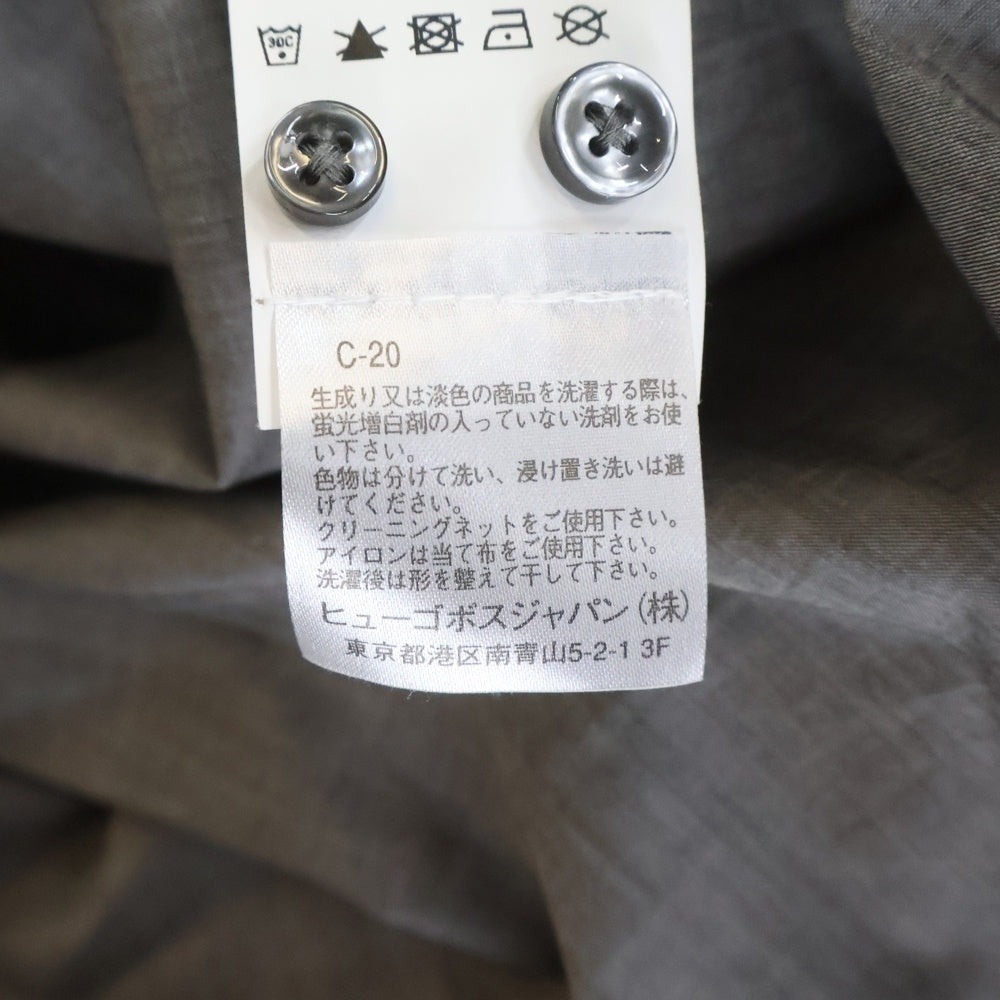 HUGO BOSS(ヒューゴボス) レギュラーカラー 長袖シャツ グレー