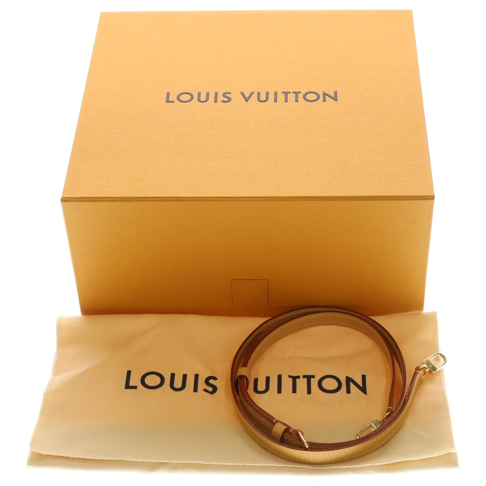 LOUIS VUITTON(ルイヴィトン) モノグラム ナノノエ PVC レザー 2WAY ハンド ショルダーバッグ ゴールド金具 ブラウン M81266 レディース
