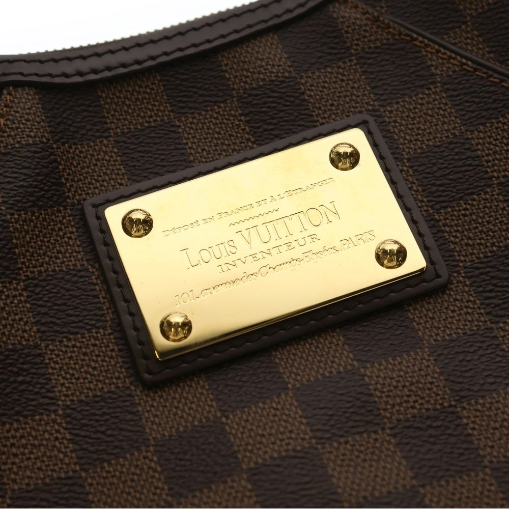 LOUIS VUITTON(ルイヴィトン) ダミエ テムズPM PVC レザー ワンショルダーバッグ ゴールド金具 ブラウン N48180 レディース
