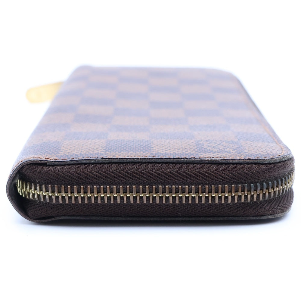 LOUIS VUITTON(ルイヴィトン) ダミエ ジッピーウォレット PVC 長財布 ゴールド金具 ブラウン N41661 レディース