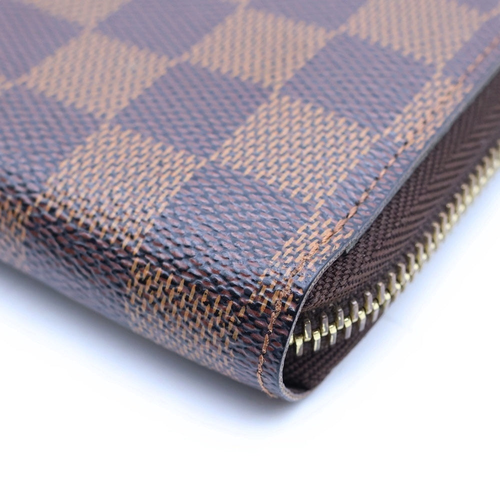 LOUIS VUITTON(ルイヴィトン) ダミエ ジッピーウォレット PVC 長財布 ゴールド金具 ブラウン N41661 レディース