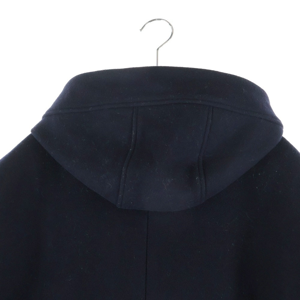 Calvin Klein(カルバンクライン) ■フード付きダッフルコート 黒 ウール #38