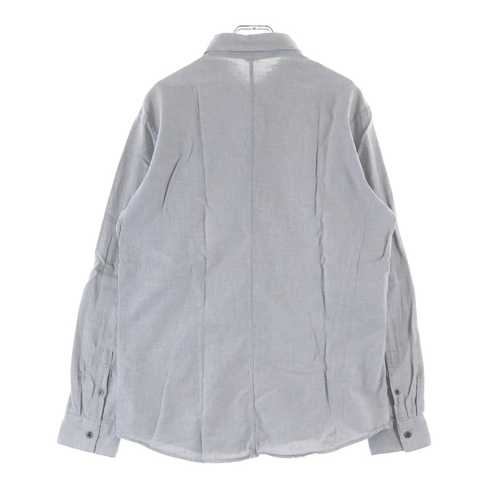 Calvin Klein(カルバンクライン) ■長袖シャツ グレー コットン ボタンダウン #L