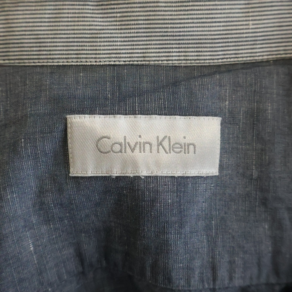 Calvin Klein(カルバンクライン) ■長袖シャツ グレー コットン