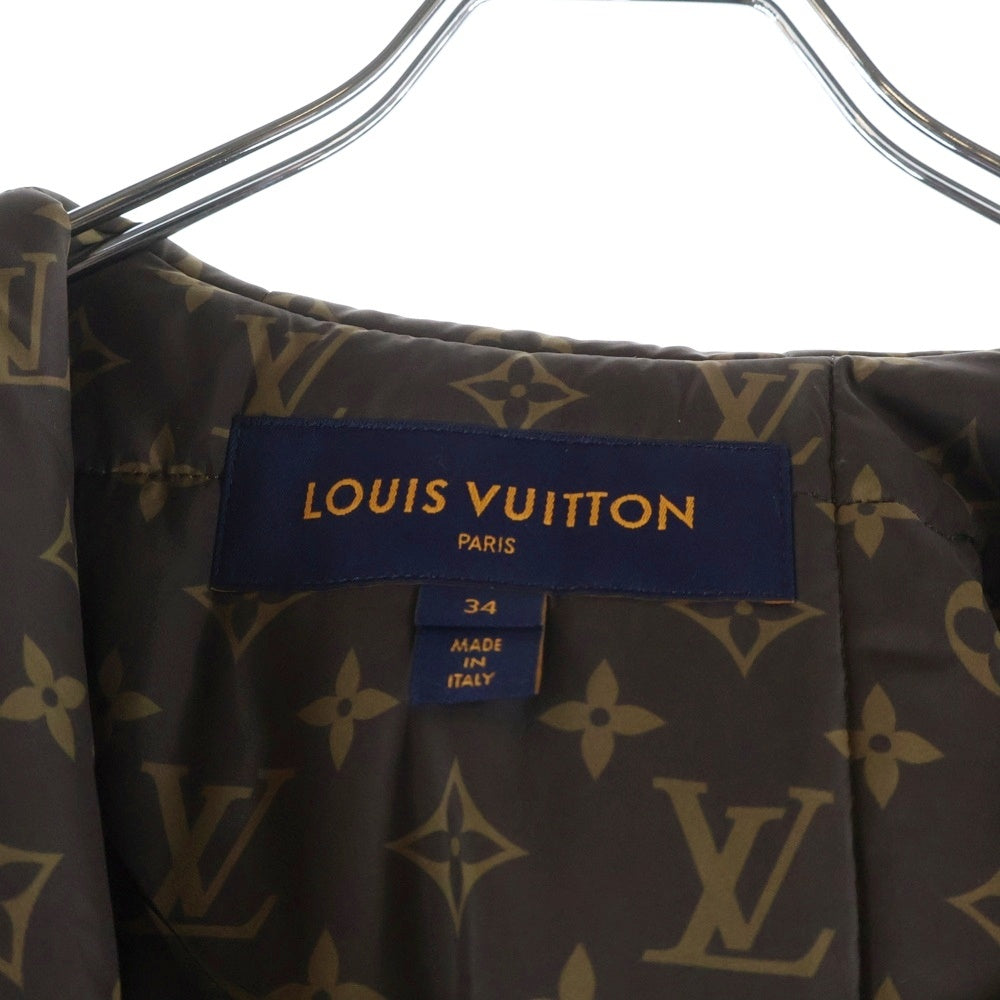 LOUIS VUITTON(ルイヴィトン) ■モノグラム ロングピローパファーラップコート ベージュ 34 RW222W レディース