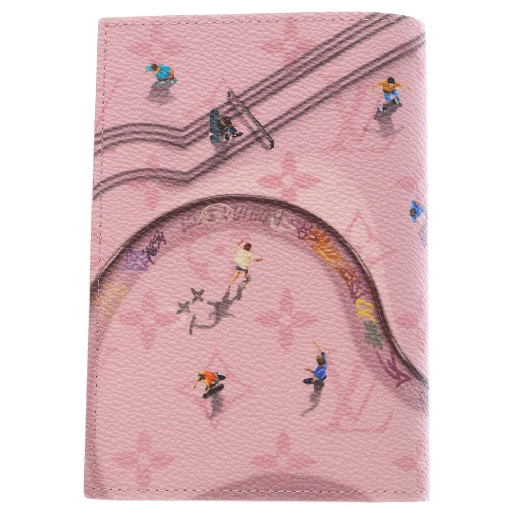 LOUIS VUITTON(ルイヴィトン) モノグラム パスポートカバー クーヴェルテュール・パスポール ローズ RFID M27229 レディース