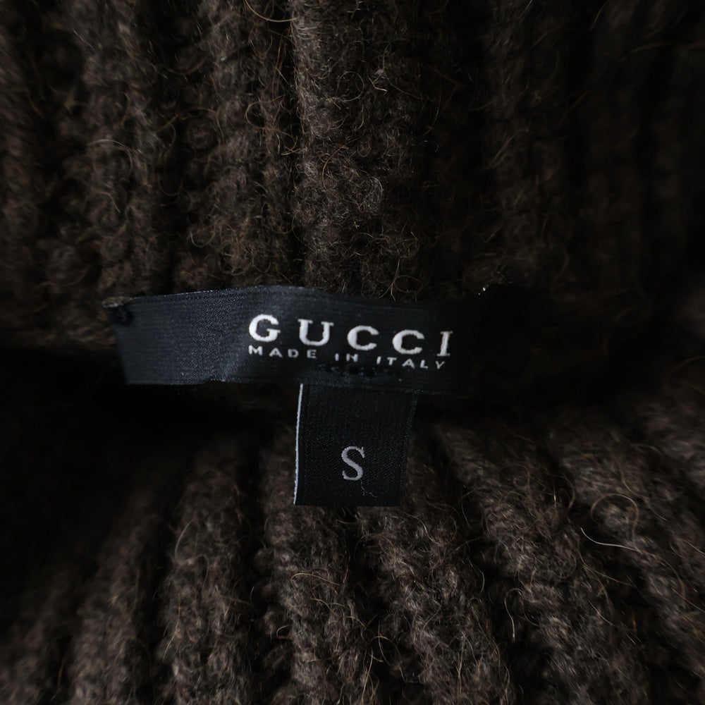 GUCCI(グッチ) ■インターロッキングG ニット ポンチョ ブラウン 167319 167319 レディース
