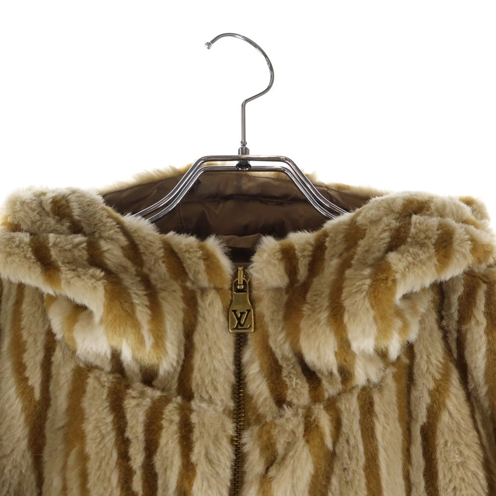 LOUIS VUITTON(ルイヴィトン) 26SS エピ フリース ボア フーデッド ジャケット ブルゾン ベージュ RM261MM CW3 HUY34W