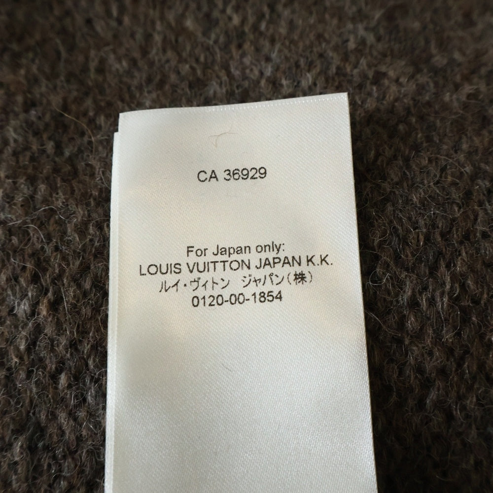 LOUIS VUITTON(ルイヴィトン) グラフィック シグネチャー ノルディック柄 プルオーバーニット セーター ブラウン RM261WW CA3 FUKL25 レディース