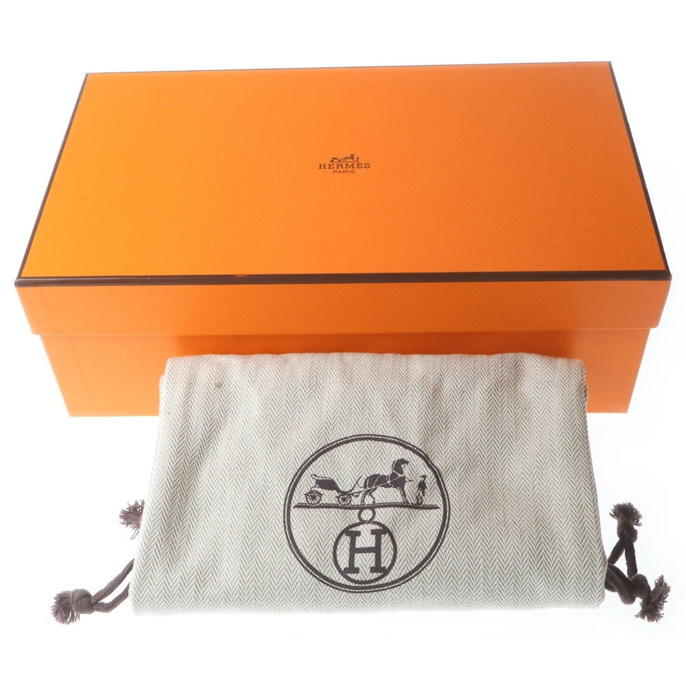 HERMES(エルメス) アイランド シェーヌダンクル ラバー トング フラットサンダル ブラック レディース