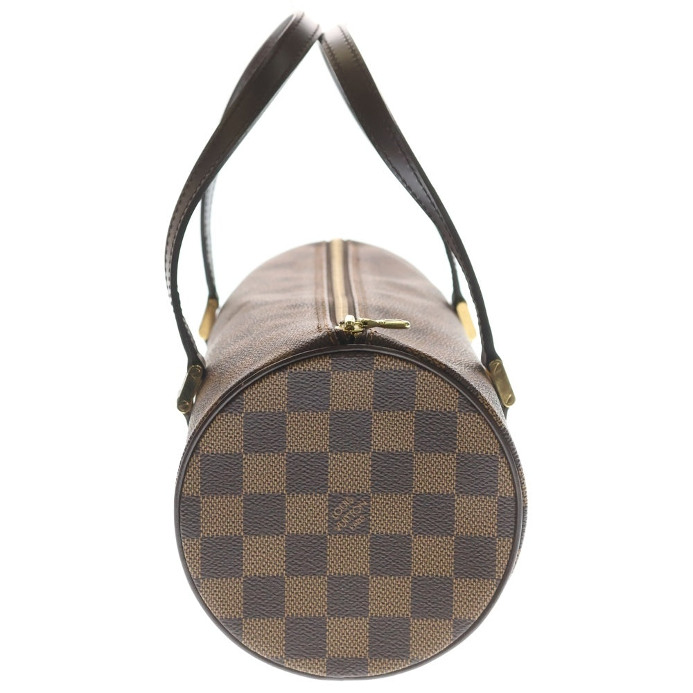 LOUIS VUITTON(ルイヴィトン) ダミエ パピヨンPM PVC レザー ハンドバッグ ゴールド金具 ブラウン N51304 レディース