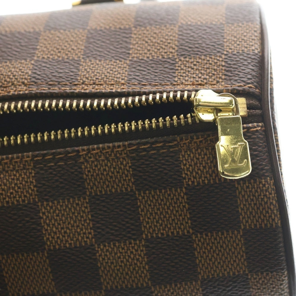 LOUIS VUITTON(ルイヴィトン) ダミエ パピヨンPM PVC レザー ハンドバッグ ゴールド金具 ブラウン N51304 レディース