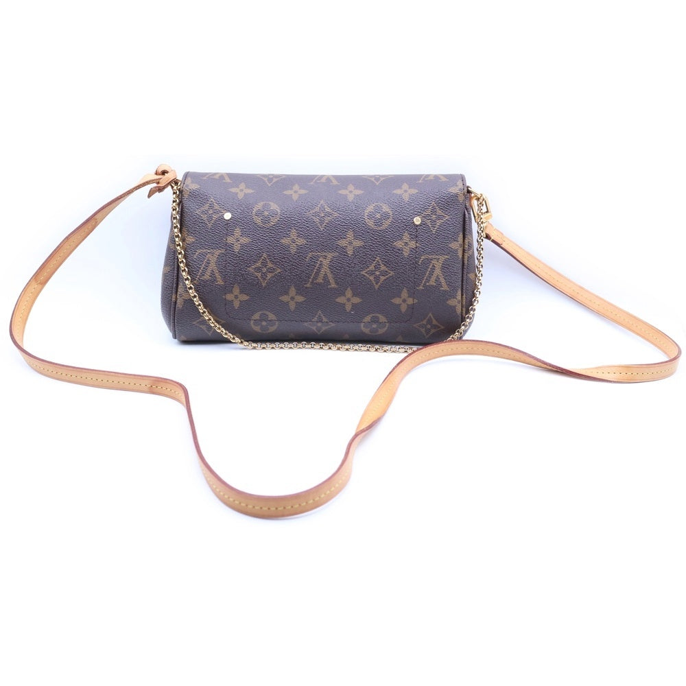 LOUIS VUITTON(ルイヴィトン) モノグラム フェイボリットPM ハンドバッグ 2wayショルダーバッグ ブラウン PVCレザー M40717