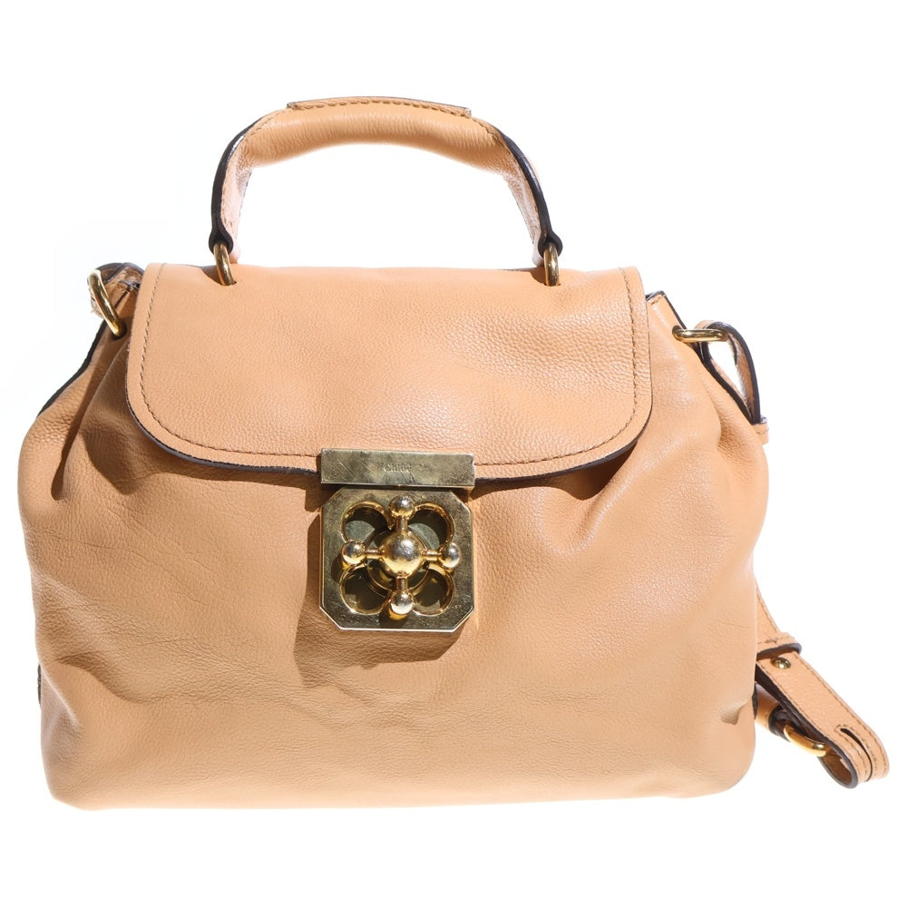 Chloe(クロエ) エルシー 2wayハンドバッグ ショルダーバッグ ベージュ レザー レディース