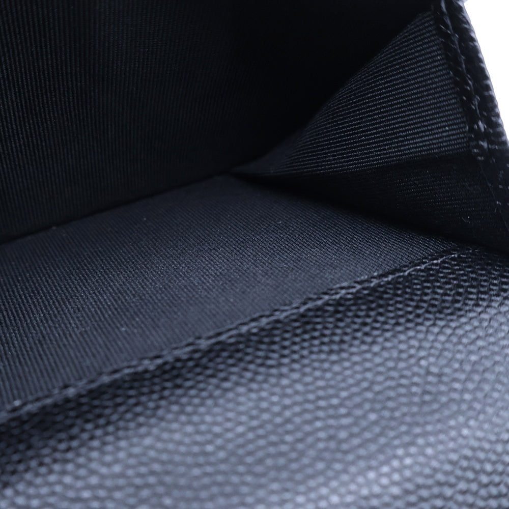 CHANEL(シャネル) クラシック スモールフラップウォレット ブラック キャビアスキン シルバー金具 AP0230 レディース