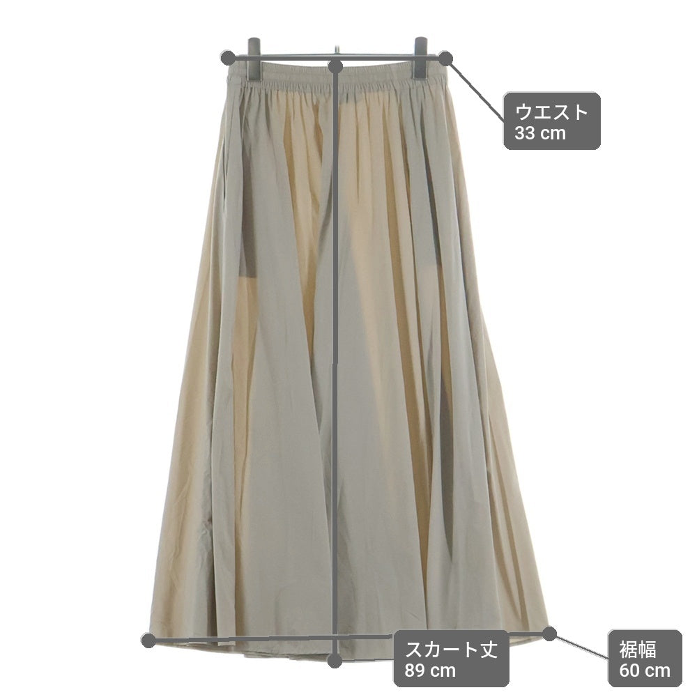 HERNO(ヘルノ) ナイロンストレッチスカート ベージュ 40 GN000007D レディース