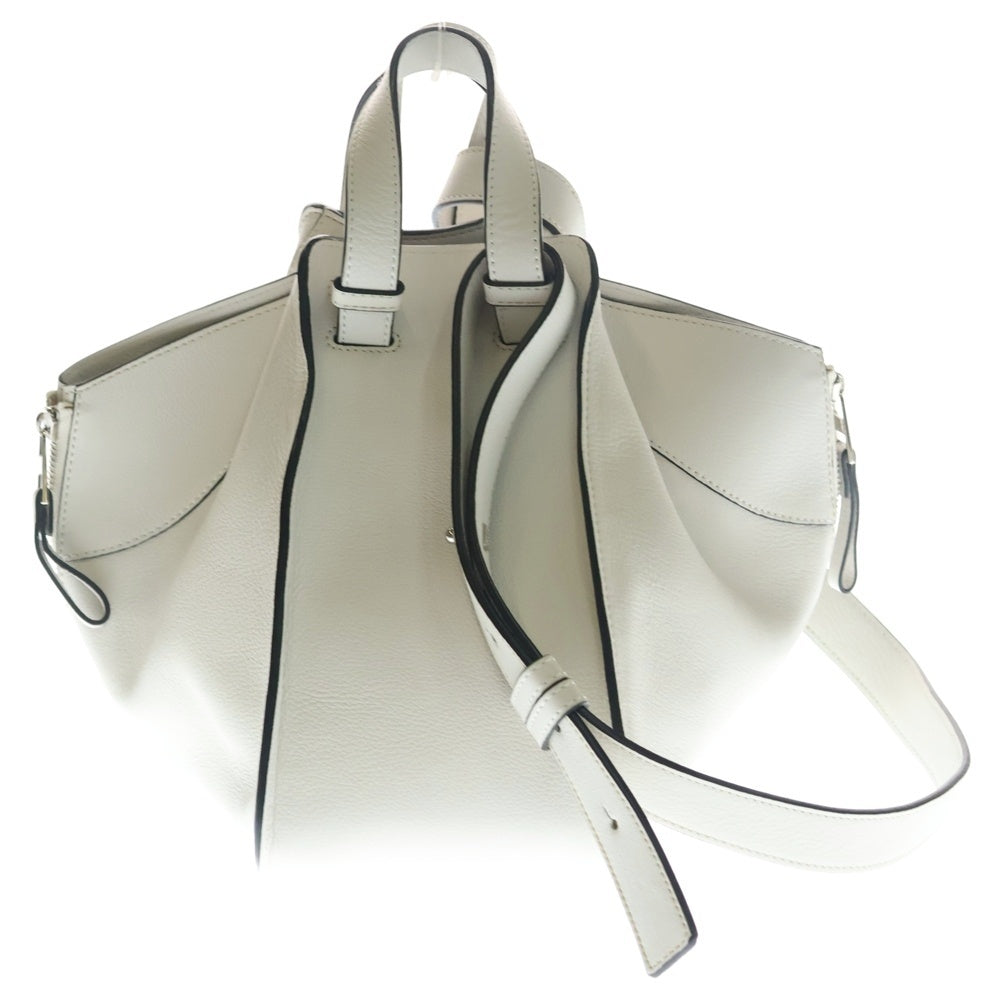 LOEWE(ロエベ) ハンモック スモール ホワイト レザー ハンドバッグ 
