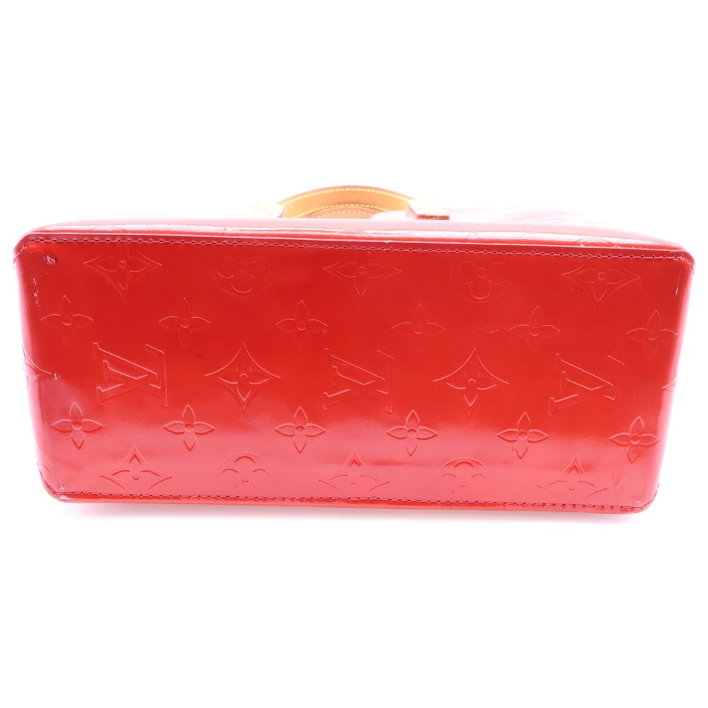 LOUIS VUITTON(ルイヴィトン) モノグラムヴェルニ リードPM トートバッグ ハンドバッグ レッド×ブラウン レザー×パテント M91990 レディース