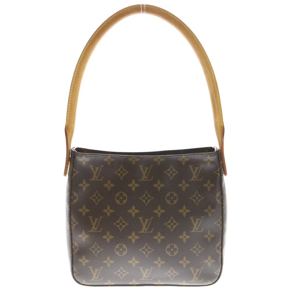 LOUIS VUITTON(ルイヴィトン) モノグラム ルーピングMM レザーワンショルダーバッグ ハンドバッグ ブラウン M51146 レディース