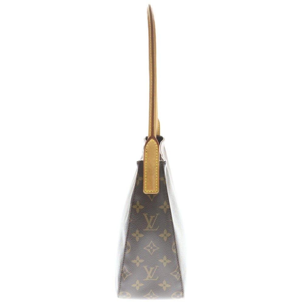 LOUIS VUITTON(ルイヴィトン) モノグラム ルーピングMM レザーワンショルダーバッグ ハンドバッグ ブラウン M51146 レディース