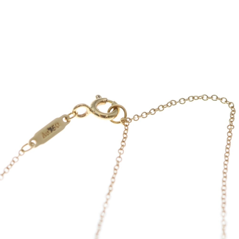 TIFFANY & Co.(ティファニー) Tスマイル スモール チェーンペンダントネックレス Au750PG ピンクゴールド レディース