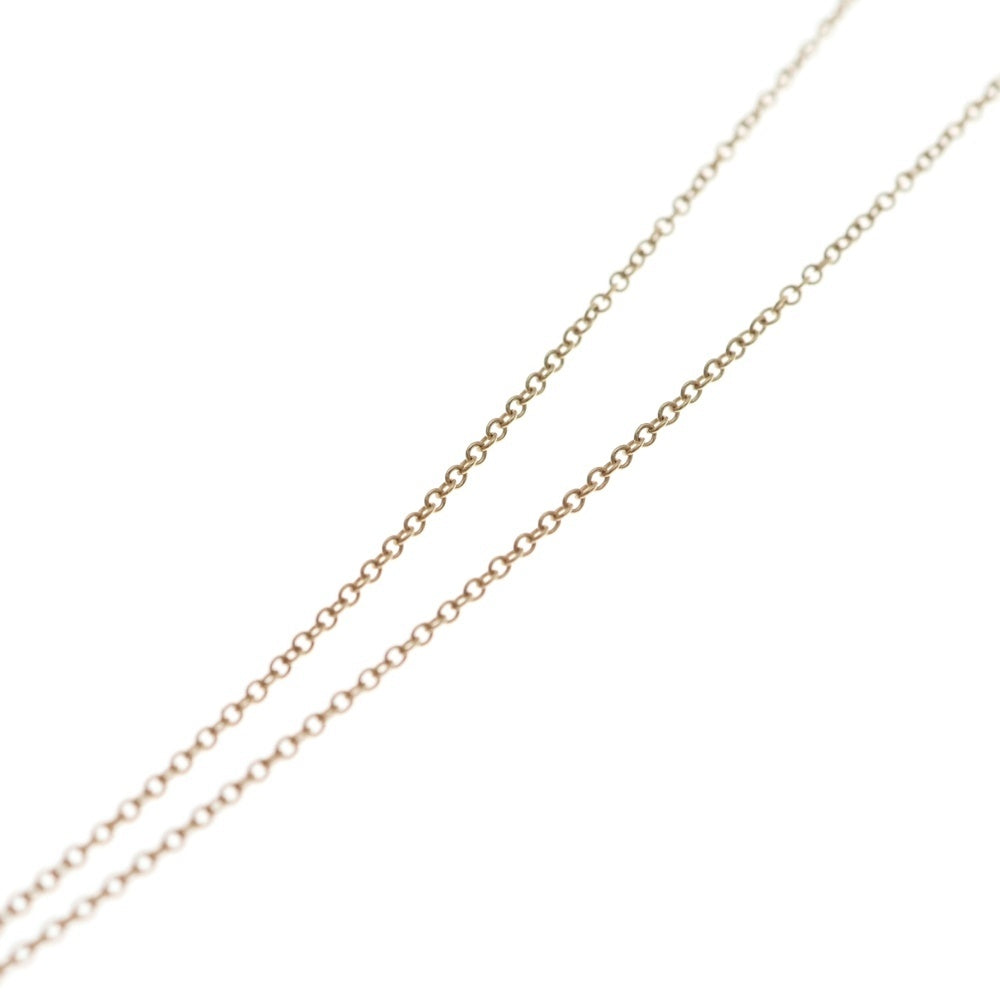 TIFFANY & Co.(ティファニー) Tスマイル スモール チェーンペンダントネックレス Au750PG ピンクゴールド レディース