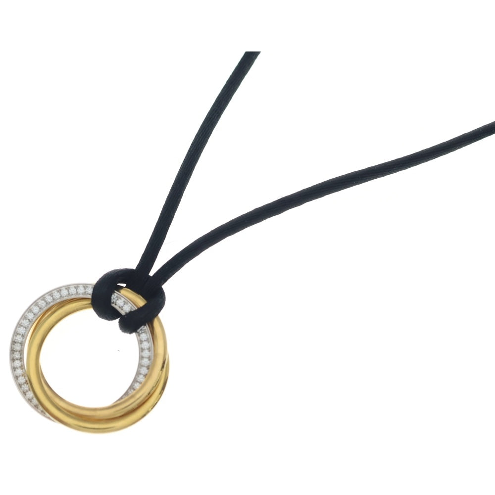 Cartier(カルティエ) トリニティ ダイヤ ネックレス 750YG/PG/WG イエローゴールド/ホワイトゴールド/ピンクゴールド