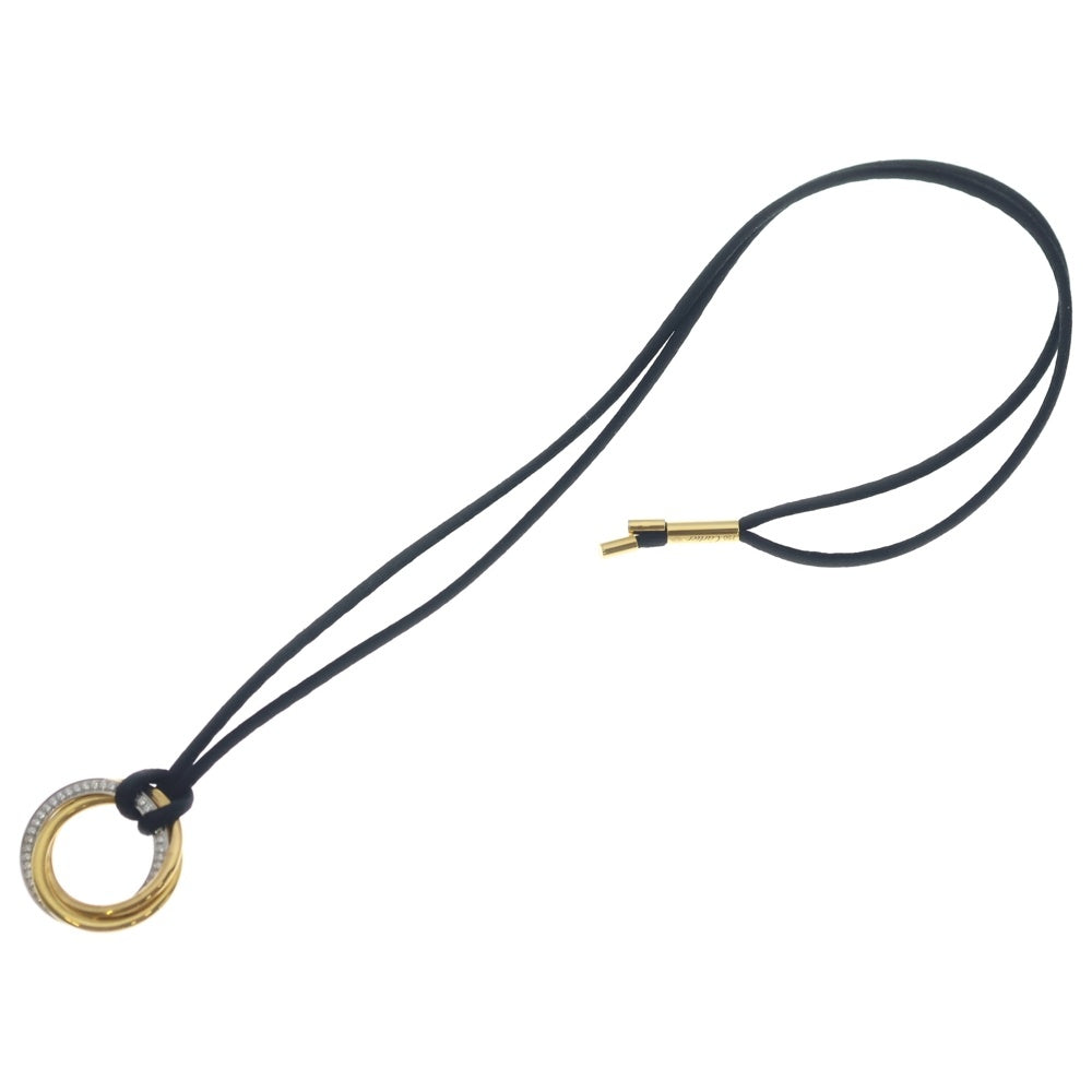 Cartier(カルティエ) トリニティ ダイヤ ネックレス 750YG/PG/WG イエローゴールド/ホワイトゴールド/ピンクゴールド