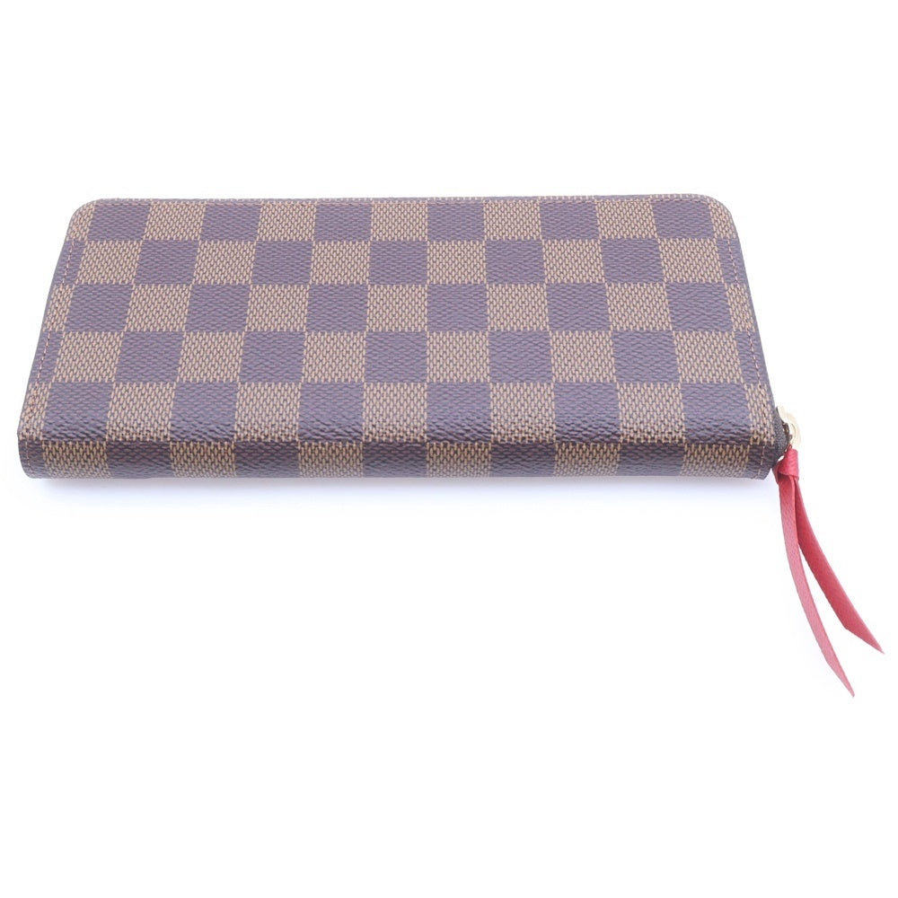 LOUIS VUITTON(ルイヴィトン) ダミエ ポルトフォイユクレマンス レザーロングウォレット 長財布 ブラウン N60534