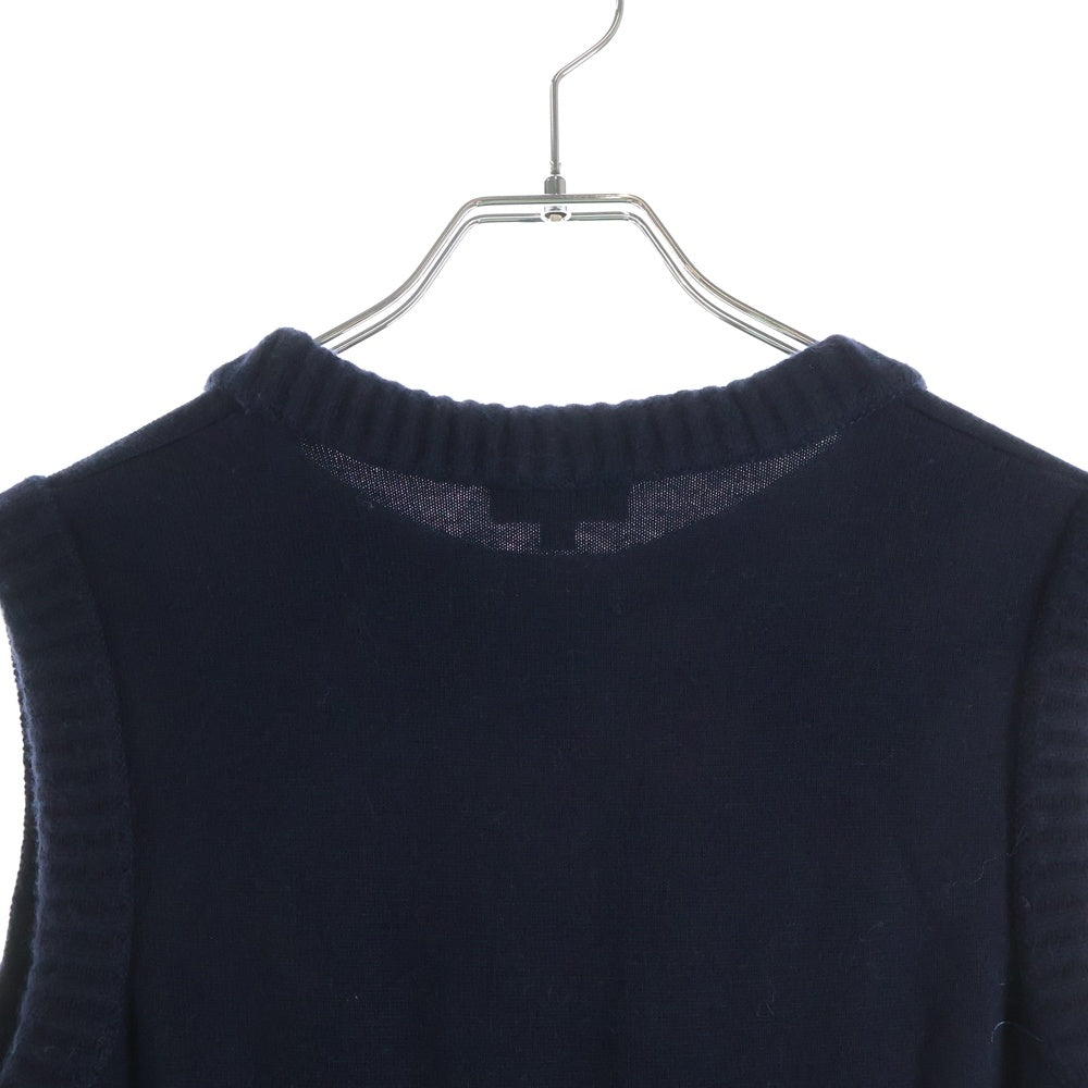 CHANEL(シャネル) ノースリーブニットワンピース ネイビー 36 P59810 P59810K07797 レディース