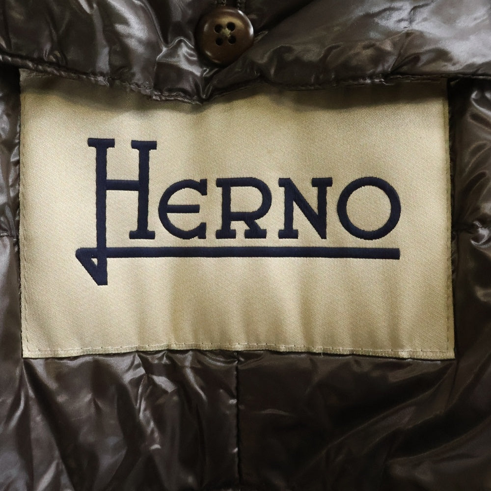 HERNO(ヘルノ) ベルト付トレンチダウンコート カーキ IM0012D レディース