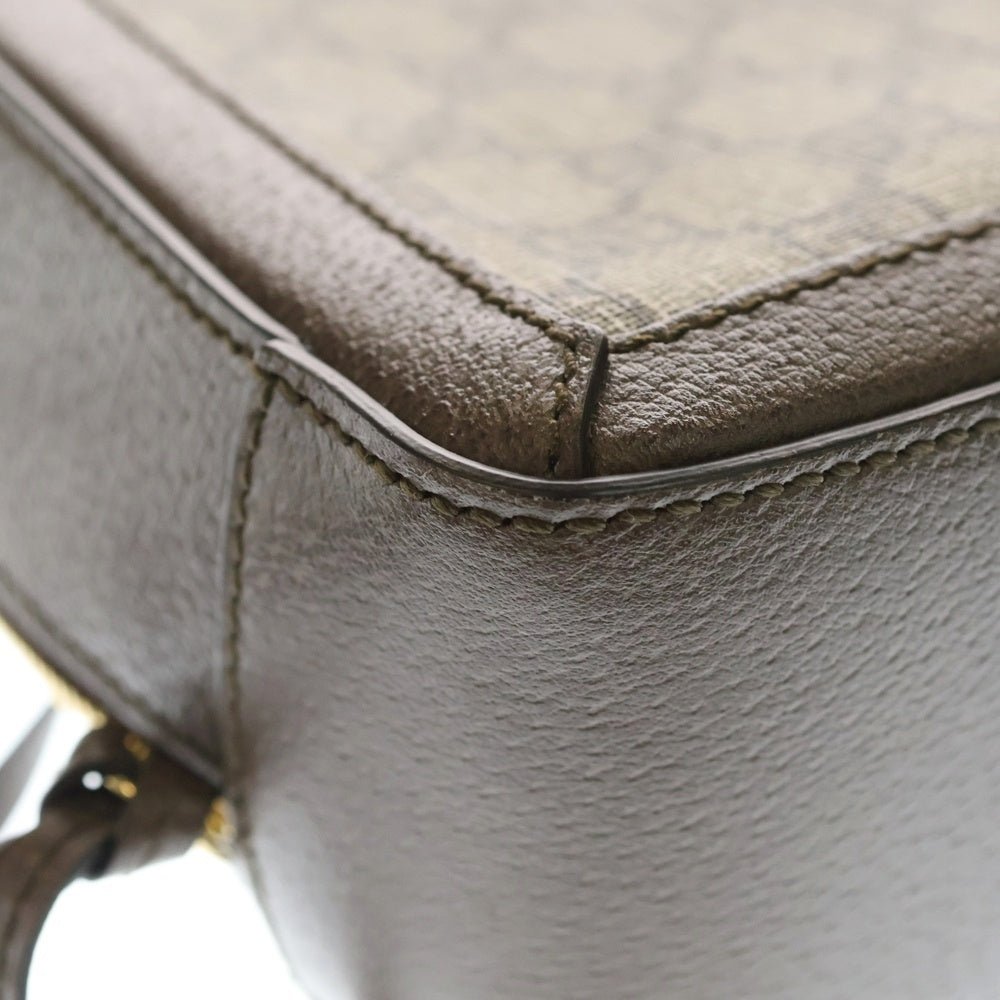 GUCCI(グッチ) オフィディア GGスプリーム 2WAY レザーハンドバッグ ショルダーバッグ ブラウン 550622 レディース