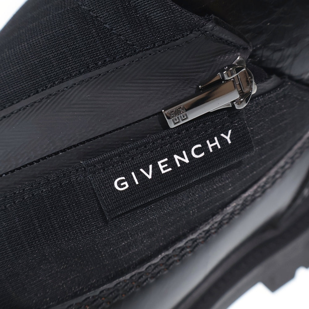 GIVENCHY(ジバンシィ) ストーム レザー アンクル ショートブーツ ブラック BH603YH1NH